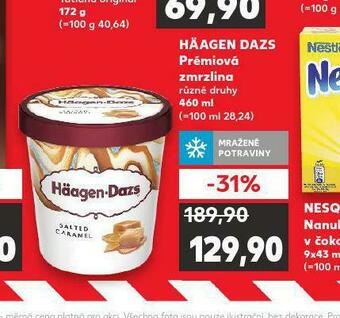 Kaufland Häagen - dazs zmrzlina nabídka