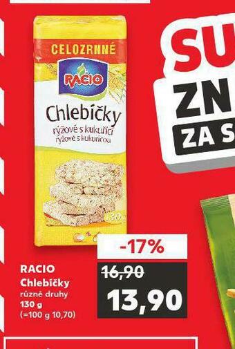 Kaufland Racio chlebíčky nabídka