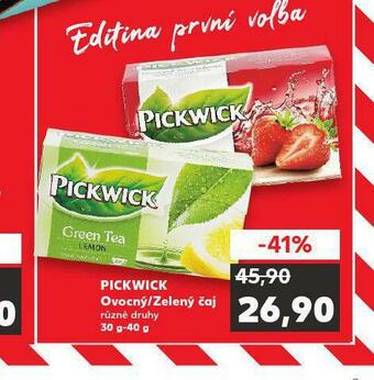 Kaufland Pickwick čaj nabídka
