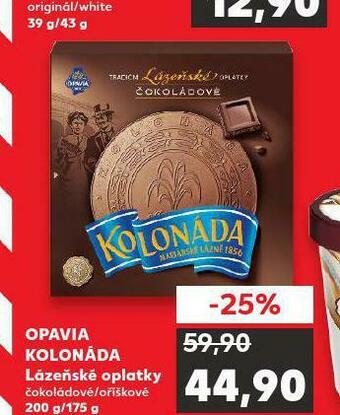 Kaufland Opavia kolonáda lázeňské oplatky nabídka