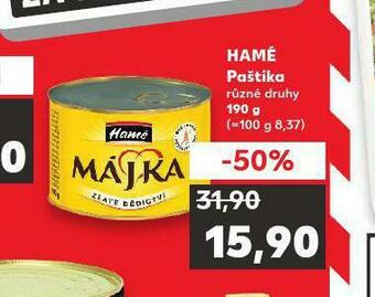 Kaufland Hamé paštika nabídka