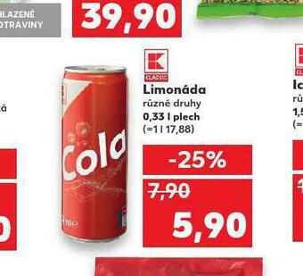Kaufland Limonáda nabídka