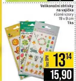 Jip Velikonoční obtisky na vajíčka různé vzory 19 x 9 cm 1ks nabídka