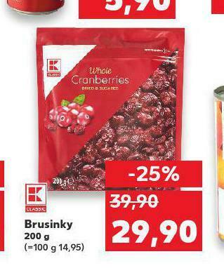 Kaufland Brusinky nabídka
