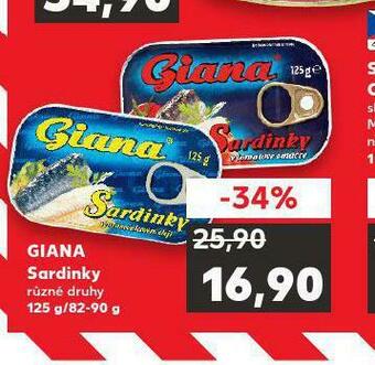 Kaufland Giana sardinky nabídka