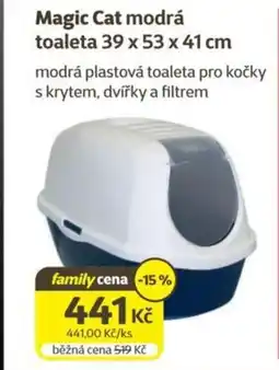 Super Zoo Magic Cat modrá toaleta nabídka