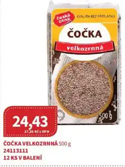 Kubík potraviny Čočka velkozrnná nabídka