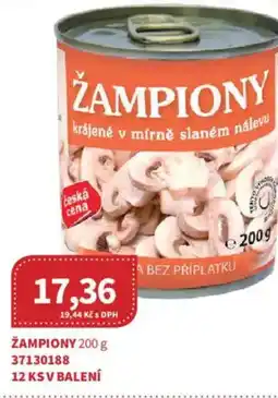 Kubík potraviny Žampiony nabídka