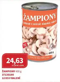 Kubík potraviny Žampiony nabídka