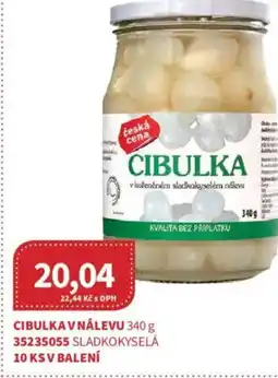 Kubík potraviny Cibulka v nálevu nabídka