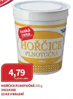 Kubík potraviny Hořčice plnotučná nabídka