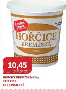 Kubík potraviny Hořčice kremžská nabídka