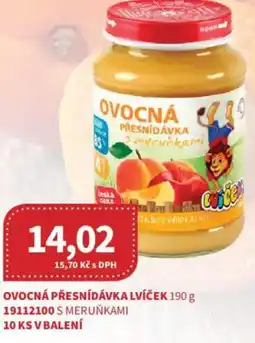 Kubík potraviny Ovocná přesnídávka lvíček nabídka