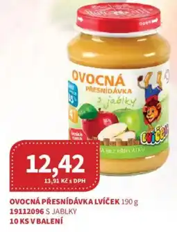 Kubík potraviny Ovocná přesnídávka lvíček nabídka