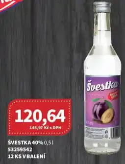 Kubík potraviny Švestka 40% nabídka