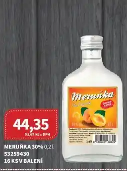 Kubík potraviny Meruňka 30% nabídka