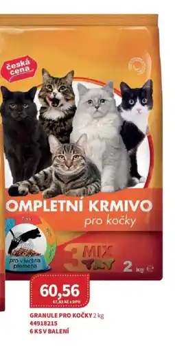 Kubík potraviny Granule pro kočky nabídka