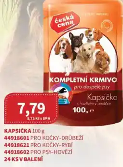 Kubík potraviny Kapsička nabídka