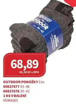 Kubík potraviny Outdoor ponožky nabídka