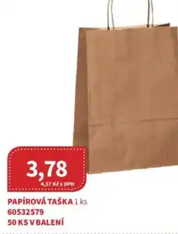Kubík potraviny Papírová taška nabídka
