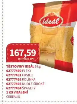 Kubík potraviny Těstoviny ideál nabídka