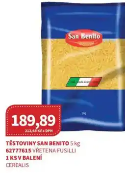 Kubík potraviny Těstoviny san benito nabídka