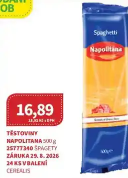 Kubík potraviny Těstoviny napolitana nabídka