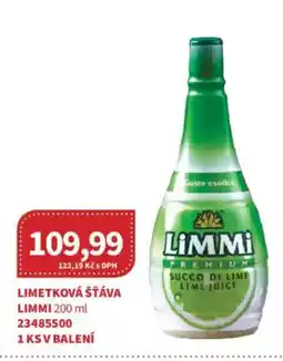 Kubík potraviny Limetková šťáva limmi nabídka