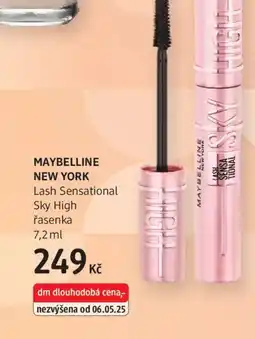 dm drogerie MAYBELLINE NEW YORK Lash Sensational Sky High řasenka nabídka