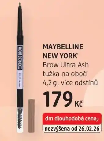 MAYBELLINE NEW YORK Brow Ultra Ash tužka na obočí