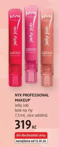 dm drogerie NYX PROFESSIONAL MAKEUP Jelly Job lesk na rty nabídka