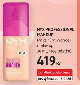 dm drogerie NYX PROFESSIONAL MAKEUP Make 'Em Wonder make-up nabídka
