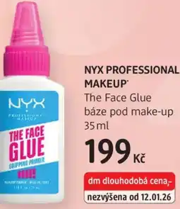dm drogerie NYX PROFESSIONAL MAKEUP The Face Glue báze pod make-up nabídka