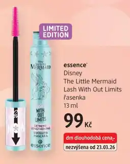 dm drogerie Essence Disney The Little Mermaid Lash With Out Limits řasenka nabídka
