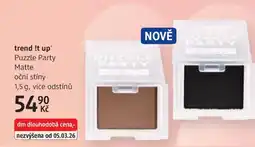 dm drogerie Trend !t up Puzzle Party Matte oční stíny nabídka
