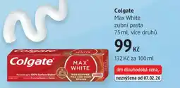 dm drogerie Colgate Max White zubní pasta nabídka