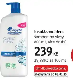 dm drogerie Head&shoulders šampon na vlasy nabídka