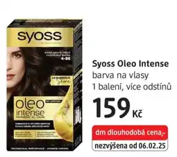 dm drogerie Syoss Oleo Intense barva na vlasy nabídka