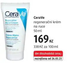 dm drogerie CeraVe regenerační krém na ruce nabídka
