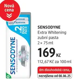 dm drogerie SENSODYNE Extra Whitening zubní pasta nabídka