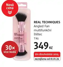 dm drogerie REAL TECHNIQUES Angled Fan multifunkční štětec nabídka