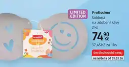 dm drogerie Profissimo šablona na zdobení kávy nabídka