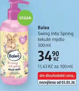 dm drogerie Balea Swing Into Spring tekuté mýdlo nabídka
