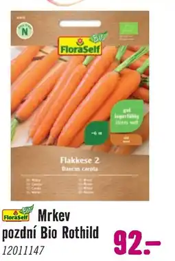 Hornbach FloraSelf Mrkev pozdní Bio Rothild nabídka