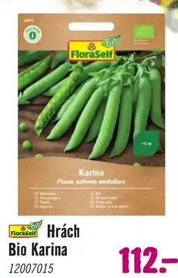 Hornbach FloraSelf Hrách Bio Karina nabídka