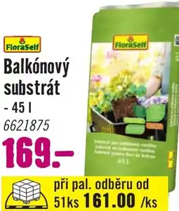 Hornbach FloraSelf Balkónový substrát nabídka