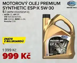 Auto Kelly Motorový olej premium synthetic ESP-X 5W-30 nabídka