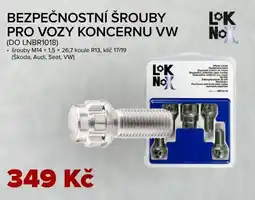 Auto Kelly Bezpečnostní šrouby pro vozy koncernu VW nabídka