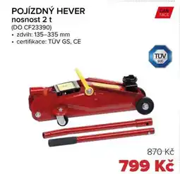 Auto Kelly Pojízdný hever nosnost 2 t nabídka