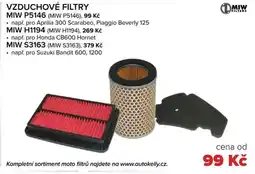 Auto Kelly Vzduchové filtry nabídka